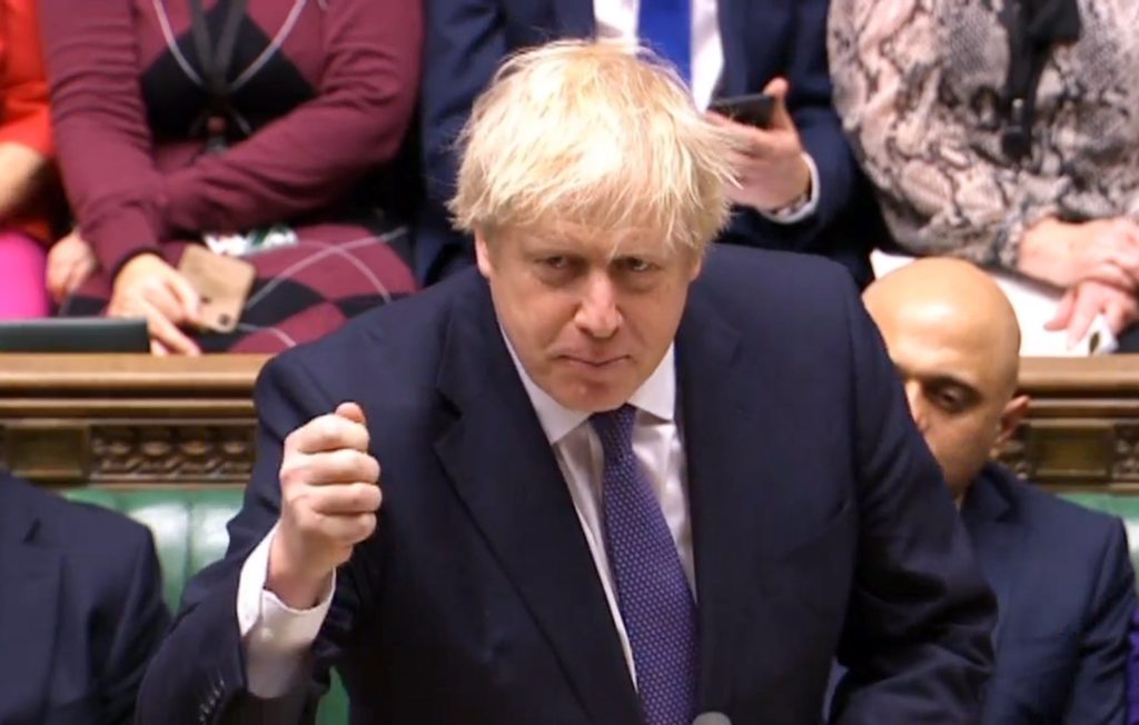 Thủ tướng Anh Boris Johnson.