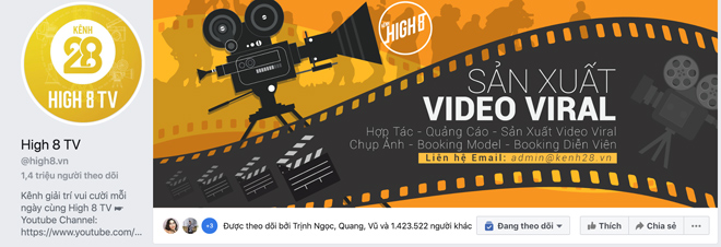 &nbsp;High 8 TV là một trong những kênh Youtube được giới trẻ yêu thích hiện nay