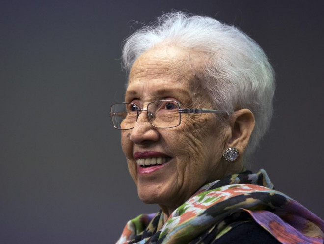 Chân dung bà Katherine Johnson vào những năm tháng cuối đời. Ảnh: NASA.