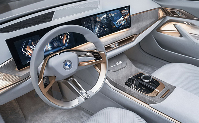 BMW Concept i4 lộ diện hoàn toàn, lưới tản nhiệt xấu không chê được - 5