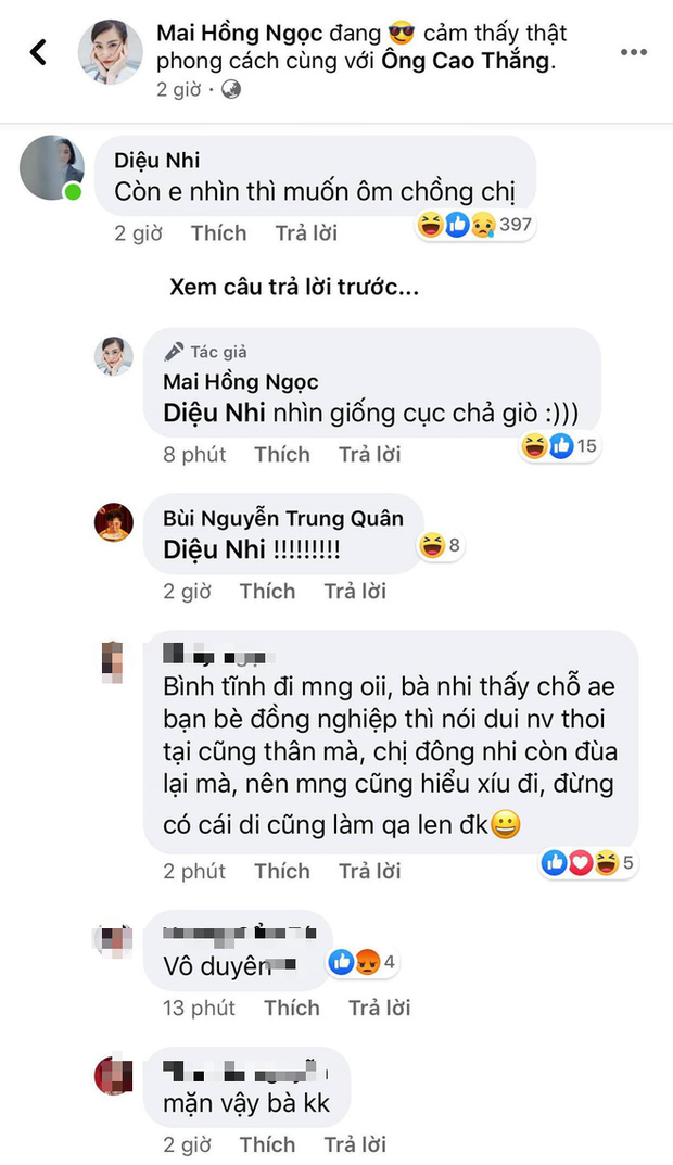 Netizen liên tục bày tỏ sự bức xúc, cho rằng phát ngôn của Diệu Nhi trong trường hợp này là vô duyên và sai lầm.