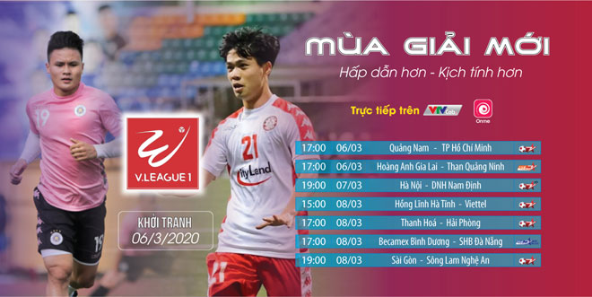 Xem trực tiếp khai mạc V-League 2020 cả 7 trận trên kênh nào? - 2