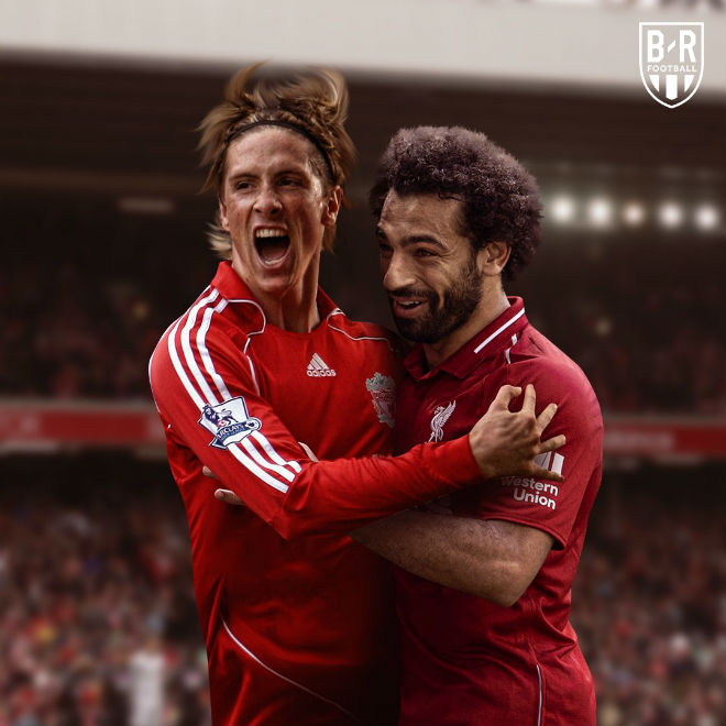 Salah phá sâu kỷ lục ghi bàn của Torres trong 100 trận đầu tiên ở giải Ngoại hạng Anh cho Liverpool