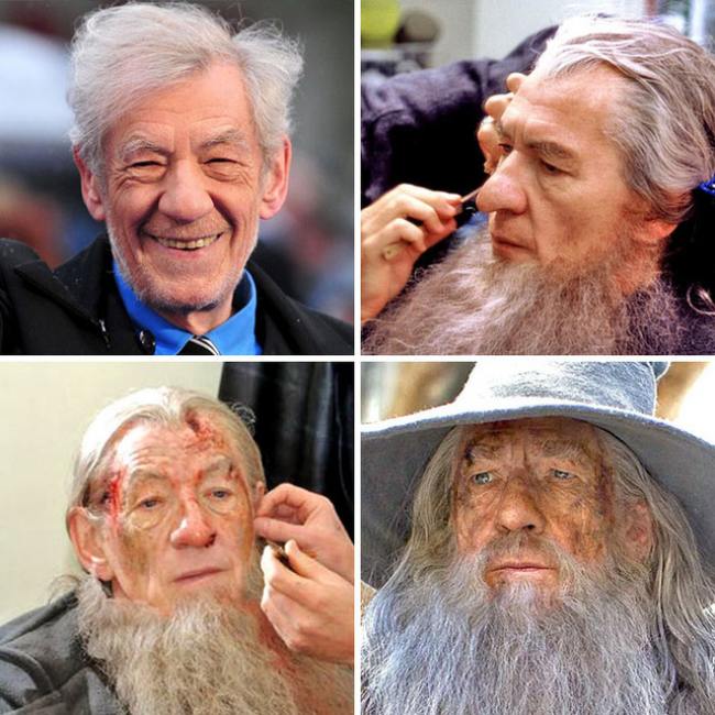 Ian Mckellen hack tóc và râu trong &#34;Lord of the Rings&#34;