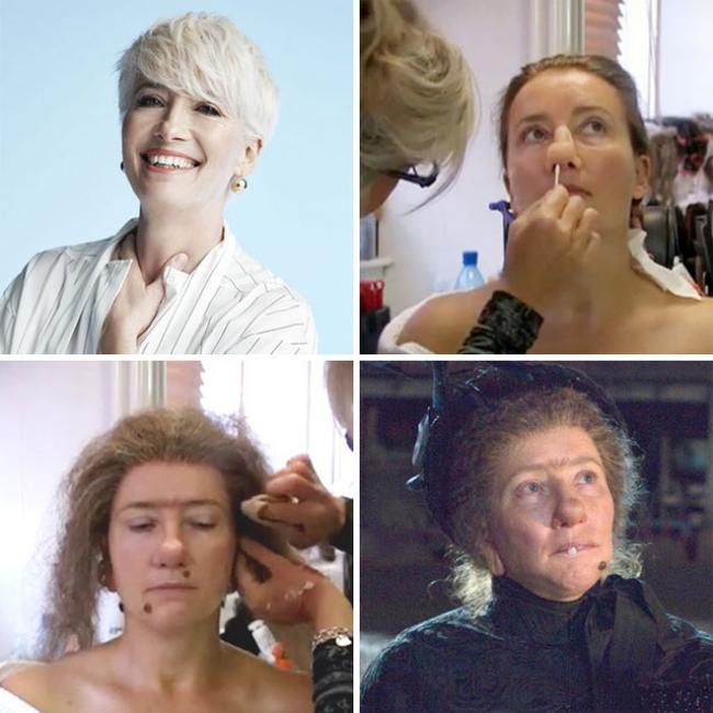 Để biến từ một người xấu thành đẹp không dễ, từ đẹp thành xấu như Emma Thompson trong &#34;Nanny Mcphee&#34; lại càng khó hơn