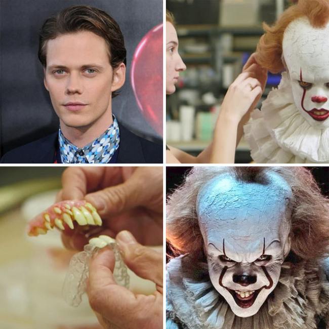 Bill Skarsgård đã phải đội tóc giả, răng giả và cả quá trình hóa trang dài hàng tiếng đồng hồ trong &#34;IT&#34;