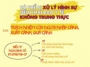 Tin tức trong ngày - Infographic: Khai báo y tế không trung thực, xử lý ra sao?