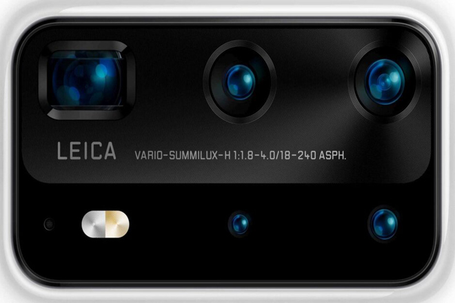 Huawei P40 Pro sẽ có cụm 5 camera sau.