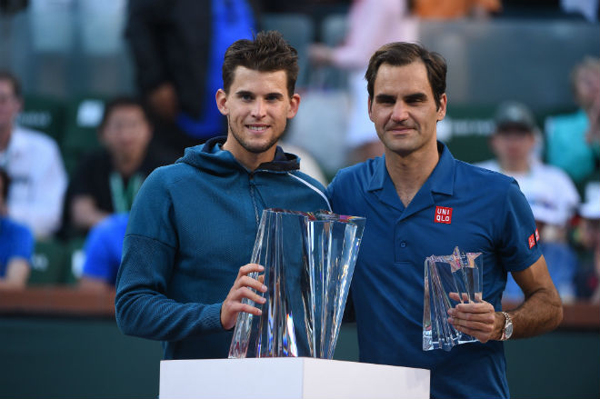 Hoãn Indian Wells Masters 2020 vì đại dịch Covid-19 khiến nhà ĐKVĐ Thiem bị Federer rút ngắn đáng kể cách biệt điểm số trên BXH ATP