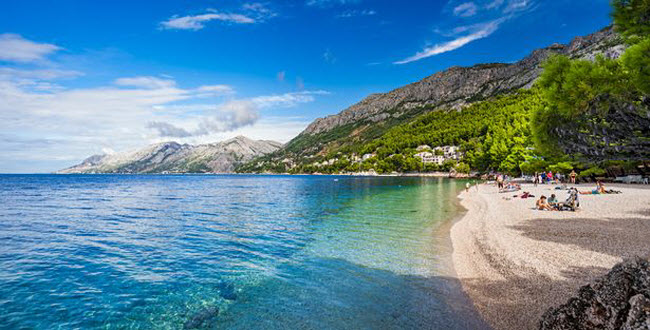 2. Bãi biển &nbsp;Punta Kriz, Monsena, Croatia.