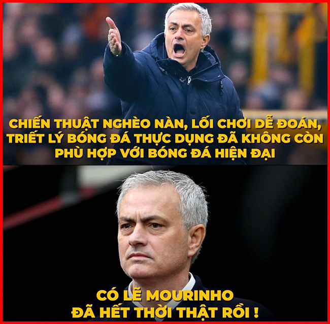 Có vẻ như bóng đá thực dụng của Mourinho đã hết thời rồi.