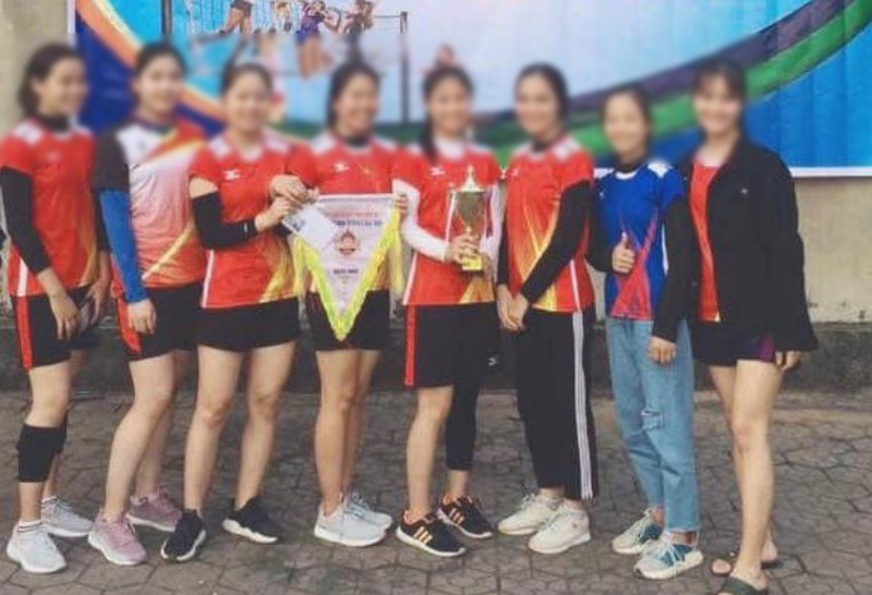 Nữ du học sinh từ Hàn Quốc trở về tham gia giải bóng chuyền trong thời gian cách ly tại nhà. (Ảnh minh họa)