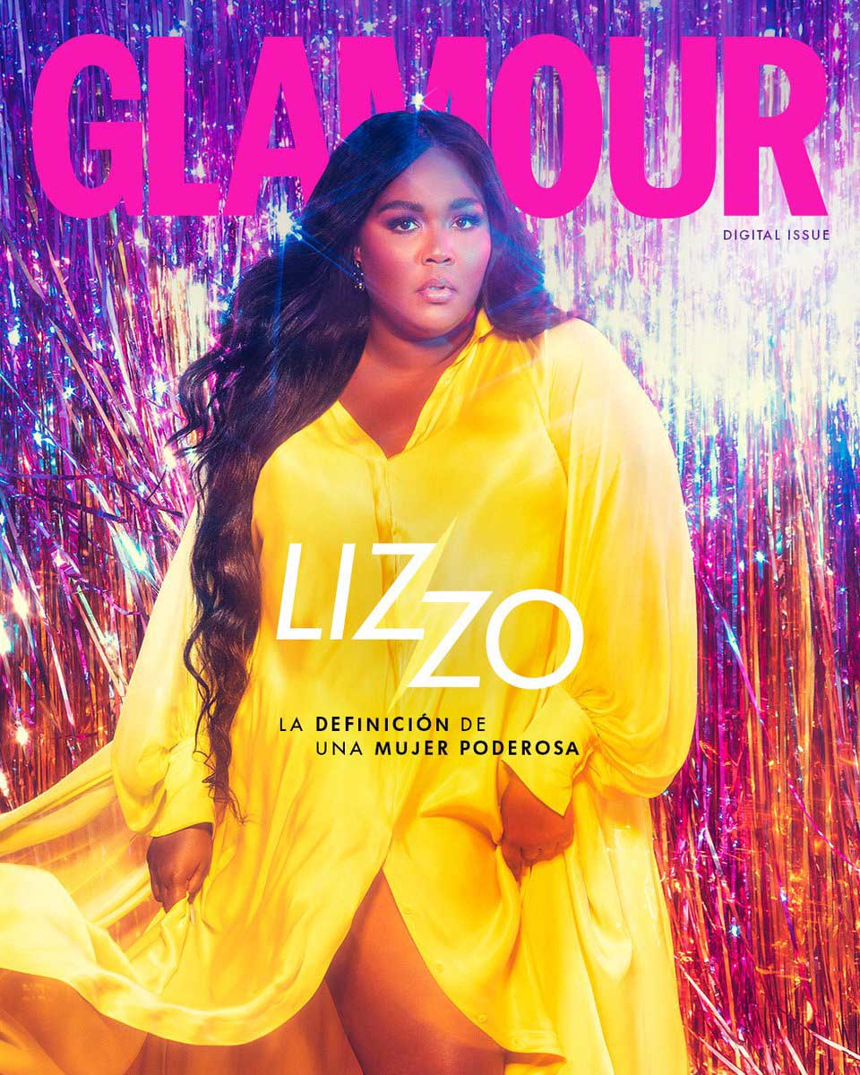 Lizzo trên bìa tạp chí nổi tiếng Glamour.