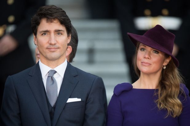 Thủ tướng Canada Justin Trudeau và phu nhân Sophia Gregoire Trudeau. Ảnh: Getty