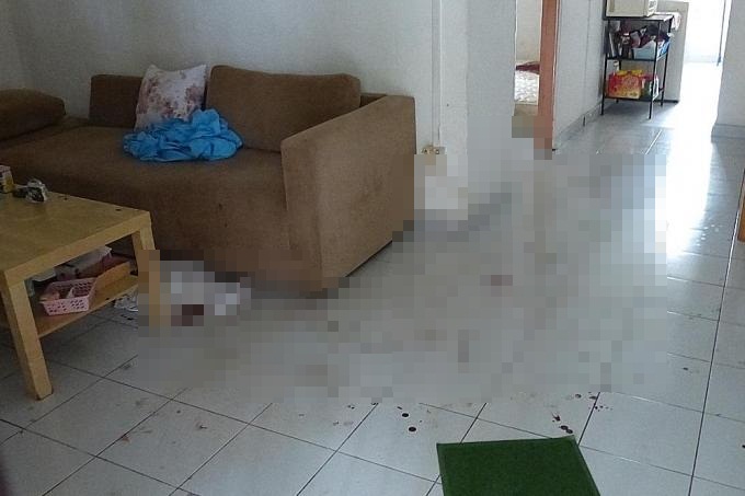 Thi thể nạn nhân bị nghi phạm cho giấu dưới ghế sofa (Ảnh minh họa)