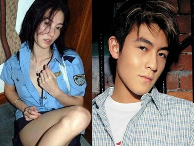 Năm 2008, cô và Chung Hân Đồng bị lộ ảnh nóng với mỹ nam Trần Quán Hy - bạn của Tạ Đình Phong. Scandal ồn ào hủy hoại danh tiếng, sự nghiệp và hôn nhân của nàng ngọc nữ.