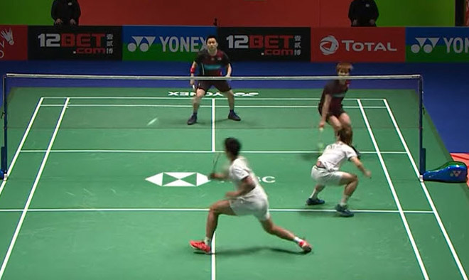 Tình huống đôi công nhanh như điện ở vòng 2 All England Open 2020