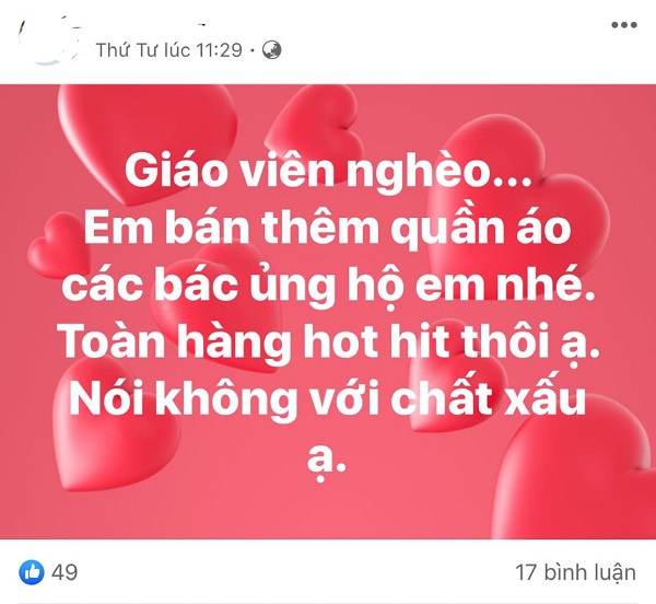 Bán quần áo online cũng được các cô lựa chọn lúc thất nghiệp.