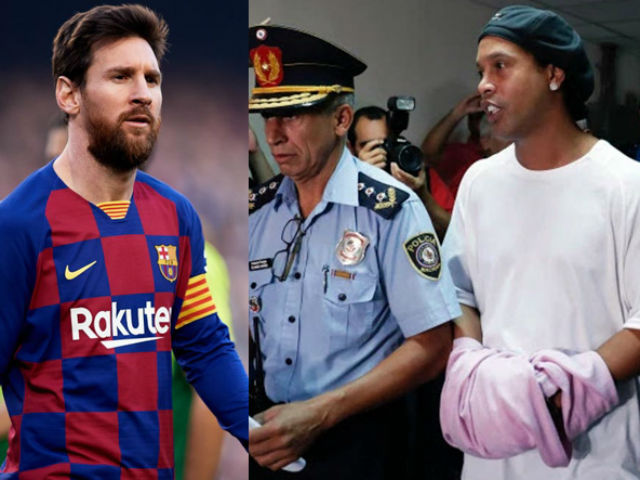 Bóng đá - Messi chi 4 triệu euro cứu Ronaldinho: Thực hư vụ nhìn đàn anh ngồi tù