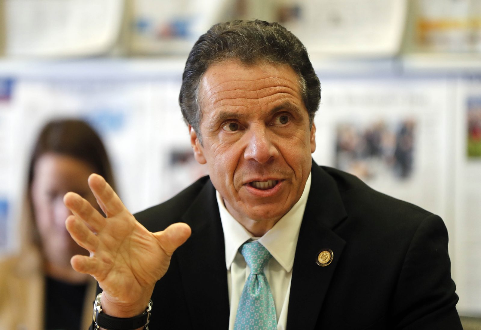 Thống đốc bang New York – ông Andrew Cuomo (ảnh: CNN)