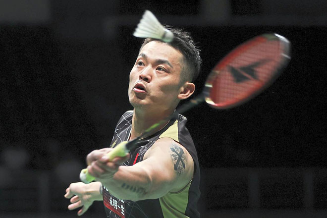 Lin Dan từng 5 lần vô địch cầu lông All England dừng bước ở vòng 2 năm nay