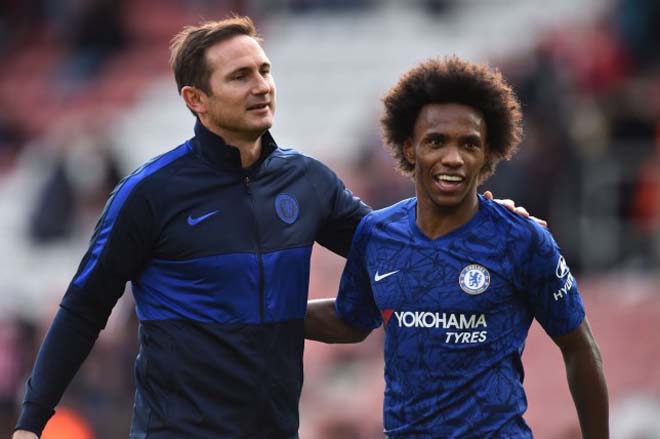 HLV Lampard sẽ đau đầu nếu mất Willian