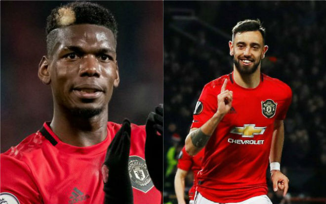 Pogba dù có bình phục chấn thương cũng khó chiếm lại vị trí đá chính ở MU từ tay tân binh Bruno Fernandes