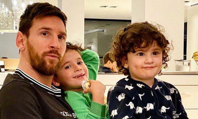 Messi cùng gia đình đang tự cách ly tại nhà riêng ở Barcelona