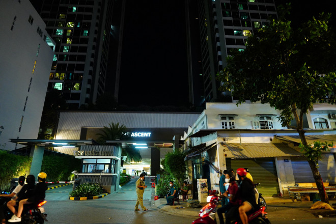 Bên ngoài chung cư Ascent Apartment ở quận 2