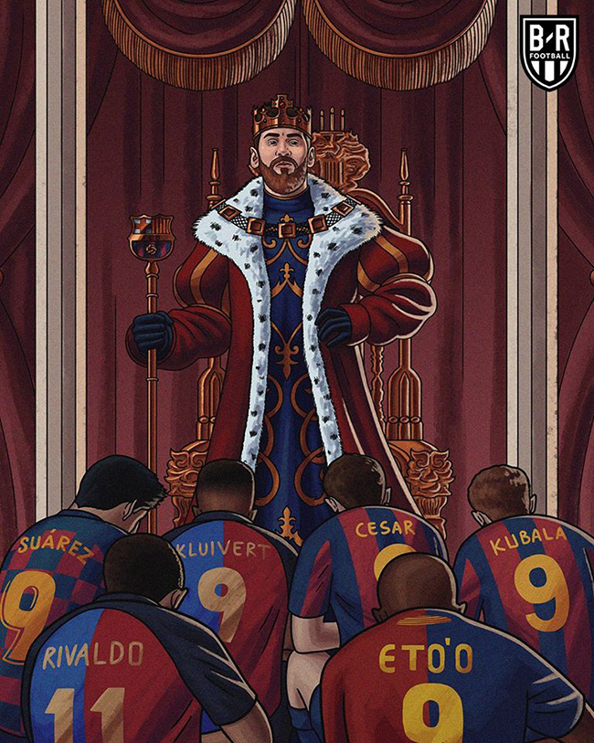 Messi xứng đáng là "vua của các ông vua" ở Barca.