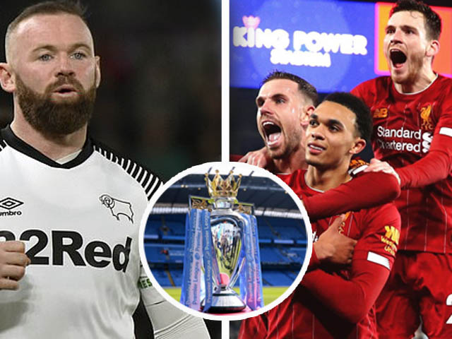 Rooney ủng hộ Ngoại hạng Anh không bị hủy, Liverpool vô địch