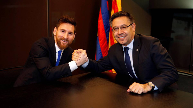 Josep Maria Bartomeu bị tố đã giở trò "đâm lén" Messi do anh không ủng hộ ông trong nỗ lực muốn tái đắc cử chức Chủ tịch Barca nhiệm kỳ tới