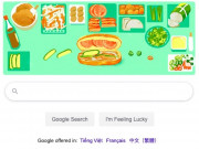 Công nghệ thông tin - Bánh mì Việt Nam xuất hiện trên trang chủ Google tại hơn 10 quốc gia