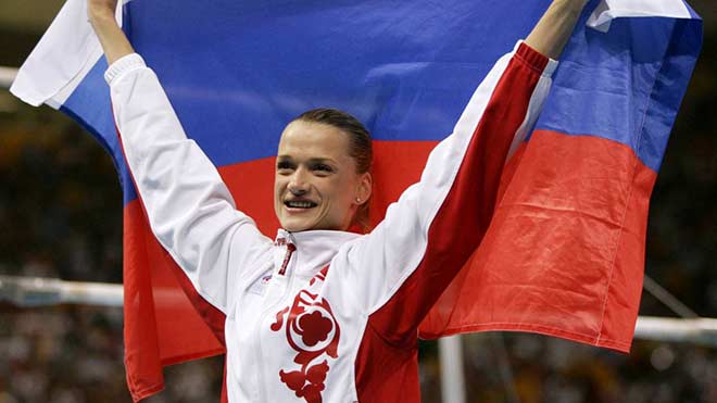 Svetlana Khorkina giành 7 HCV tại các kỳ Olympic khi còn thi đấu