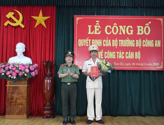 Thượng tá NguyễnTrường Sơn, Trưởng phòng Cảnh sát kinh tế, giữ chức vụ Trưởng Công an TP Tam Kỳ - Ảnh: Công an Quảng Nam