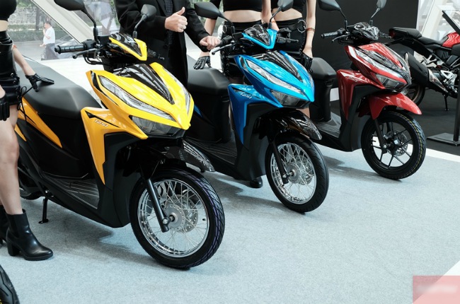 Honda Click 125i có nhiều màu sắc tùy chọn, phù hợp với gu thẩm mỹ đa dạng của người tiêu dùng.