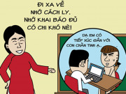 Tranh vui - Những việc làm đáng trân trọng để phòng chống dịch Covid-19