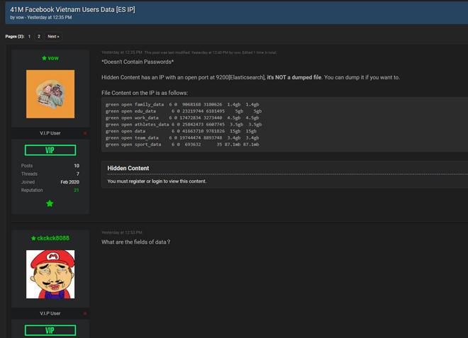 Người dùng Facebook Việt Nam xôn xao vì thông tin lộ dữ liệu 41 triệu tài khoản