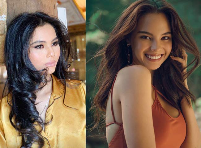 Nhiều người nhận xét, H’Min Niê có những nét rất giống Hoa hậu Hoàn vũ 2018 Catriona Gray.