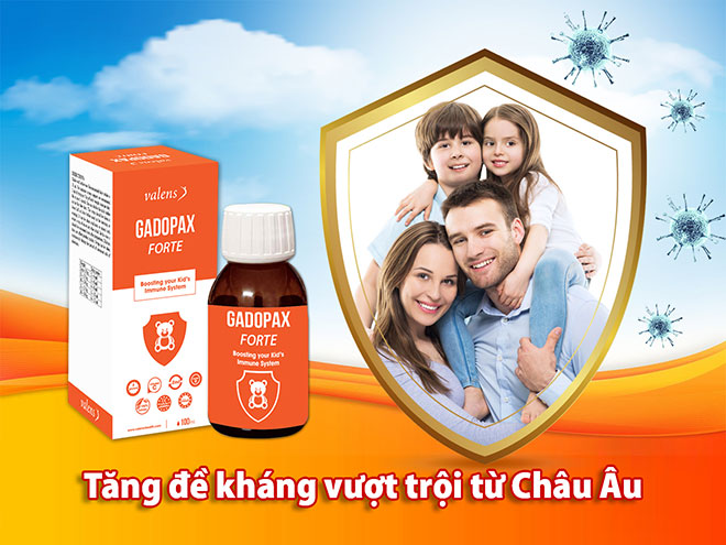 Gadopax được xem là sản phẩm hỗ trợ miễn dịch tối ưu cho mọi lứa tuổi