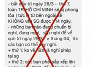 Tin tức trong ngày - Thông tin bịa đặt “TP.HCM phong tỏa 14 ngày”: Đã xác định 18 tài khoản mạng xã hội