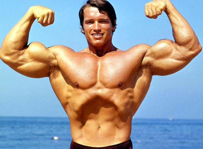 Arnold Schwarzenegger khi còn trẻ