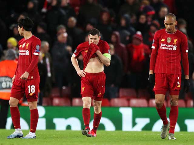 Nguy cơ lỡ hẹn với chức vô địch Ngoại hạng Anh của Liverpool ngày càng cao