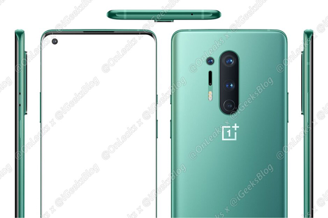 OnePlus 8 Pro sẽ có màu xanh mới.