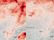Thế giới - Xem ảnh vệ tinh trước và sau lệnh phong tỏa tại châu Âu