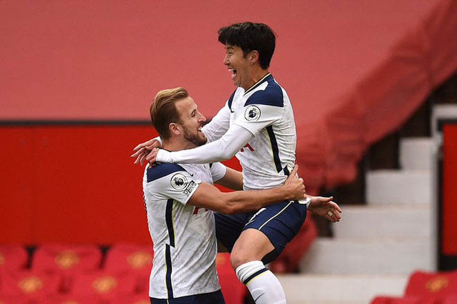 Harry Kane và Son Heung Min là cặp tiền đạo phối hợp rất ăn ý ở giải Ngoại hạng Anh mùa này