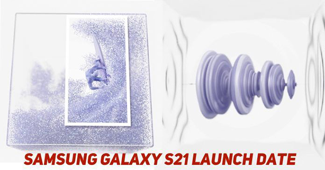 Teaser hoạt hình có màu tím, có vẻ là màu tiêu biểu cho thế hệ Galaxy S21.