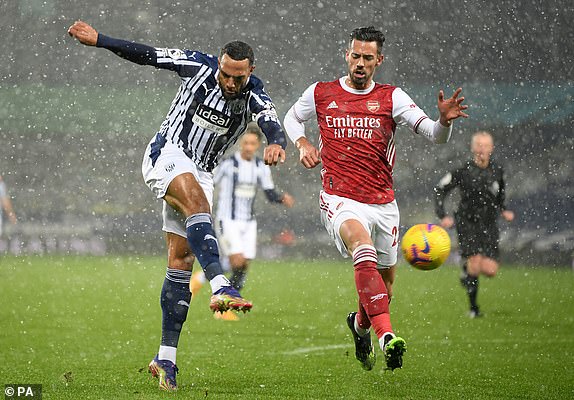 West Brom không thể trụ được lâu trước Arsenal