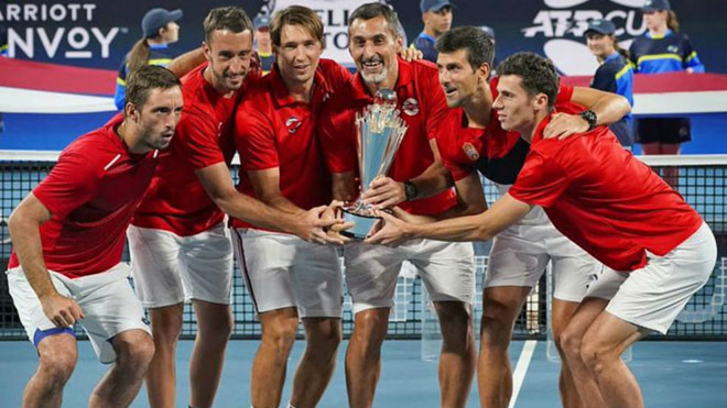 Novak Djokovic sẽ cùng ĐT Serbia dự ATP Cup năm nay với hy vọng bảo vệ thành công ngôi vô địch