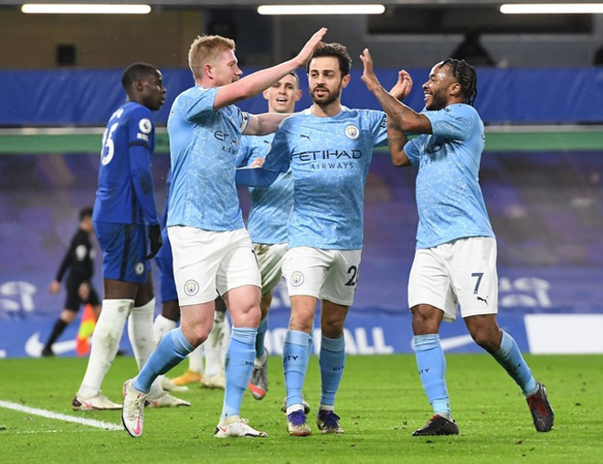 Man City thắng dễ Chelsea dù phải làm khách